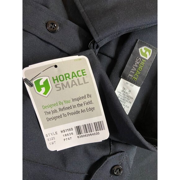 Horace Small Mens Long Sleeve Black Tactical Shirt HS1150 - Picture 3 of 9